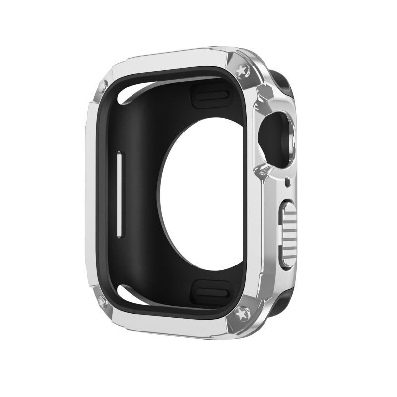 Tinka „Apple Watch“ dėklui, „Iwatch9“ apsauginiam dėklui, kompiuteriui ir TPU, dviejų viename, šarvų išpjovai, apsaugančiam nuo kritimo.