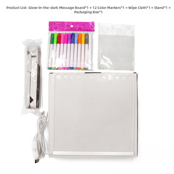 Διασυνοριακό χονδρικό εμπόριο ακρυλικών νυχτερινών φώτων πρόσοψης καφέ-εστιατορίου πινακίδα μενού DIY χειρόγραφο μήνυμα πίνακα