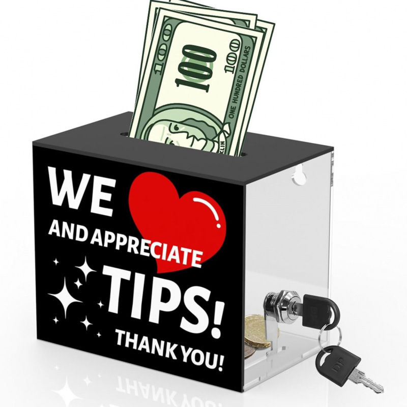 Трансгранична акрилна кутия за напомняне за бутилка за дарения, кутия за напомняне за пари, кутия за предложения, кутия за пари от лотария