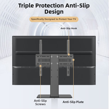 Suport TV universal, fără perforații, pentru birou, suport elevat pentru 32/55/65/80 inch