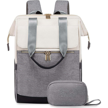2025. aasta uus Lulu seljakott Preppy stiilis lihtne mitmekülgne naiste seljakott moodne kreemikas värvi sobitav koolikott