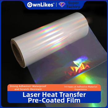 Bopp előre bevont fólia lézerfólia átlátszó sima meleg lamináló fólia fotóreklám lamináló védőfólia egyedi öntapadós