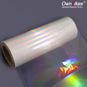 Bopp előre bevont fólia lézerfólia átlátszó sima meleg lamináló fólia fotóreklám lamináló védőfólia egyedi öntapadós