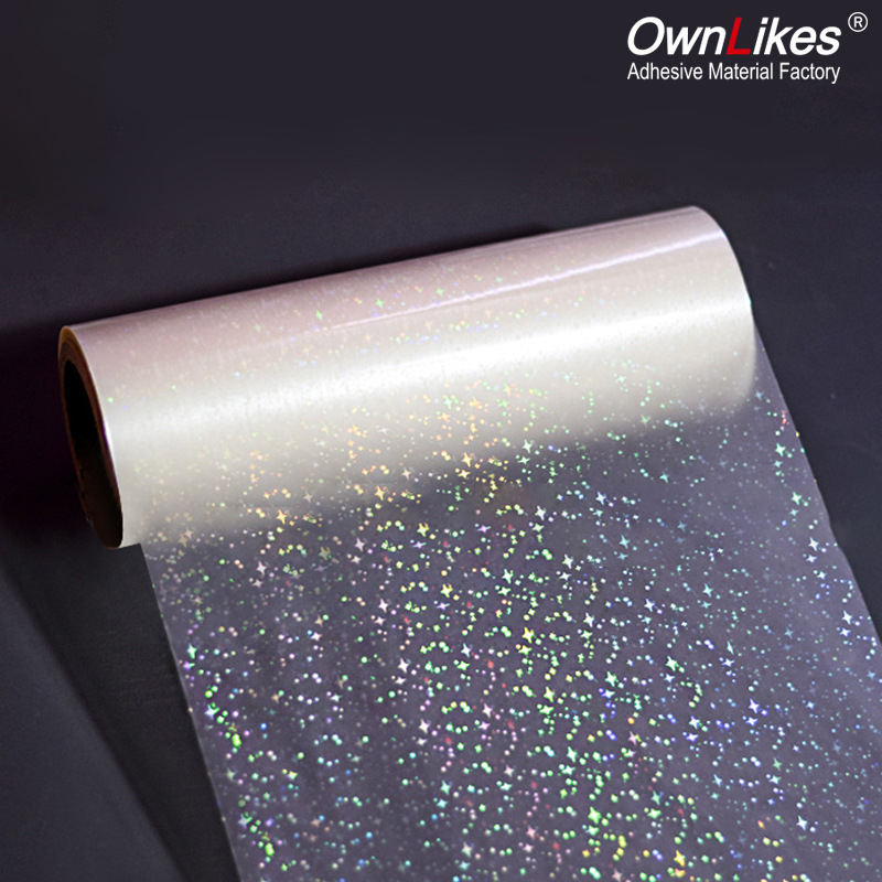 Bopp előre bevont fólia lézerfólia átlátszó sima meleg lamináló fólia fotóreklám lamináló védőfólia egyedi öntapadós