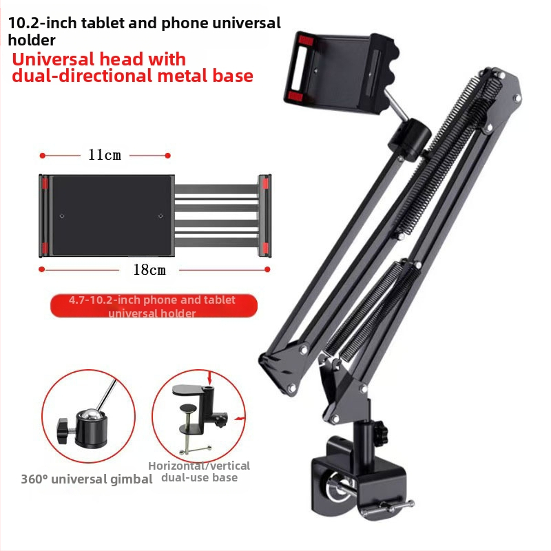 Mobiltelefon-tartó állvány, éjjeliszekrény, mobil állvány, éjjeliszekrény, asztali állvány, univerzális állvány, univerzális élő fotózáshoz való polc