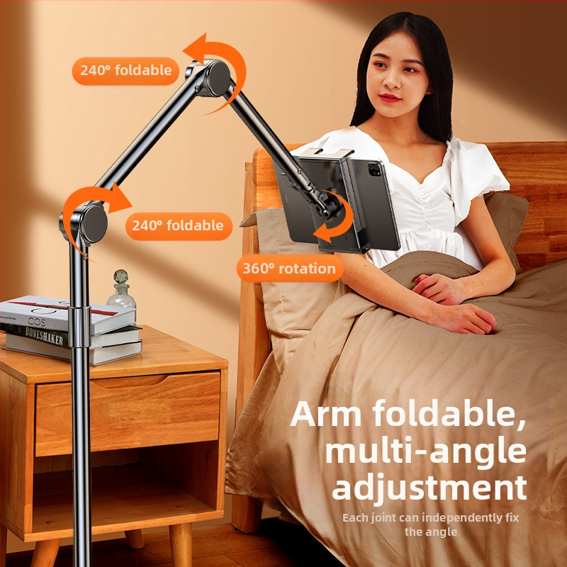 Нощна игра стрелба мързелива метална стойка за таблет за iPad универсална конзолна стойка за мобилен телефон под