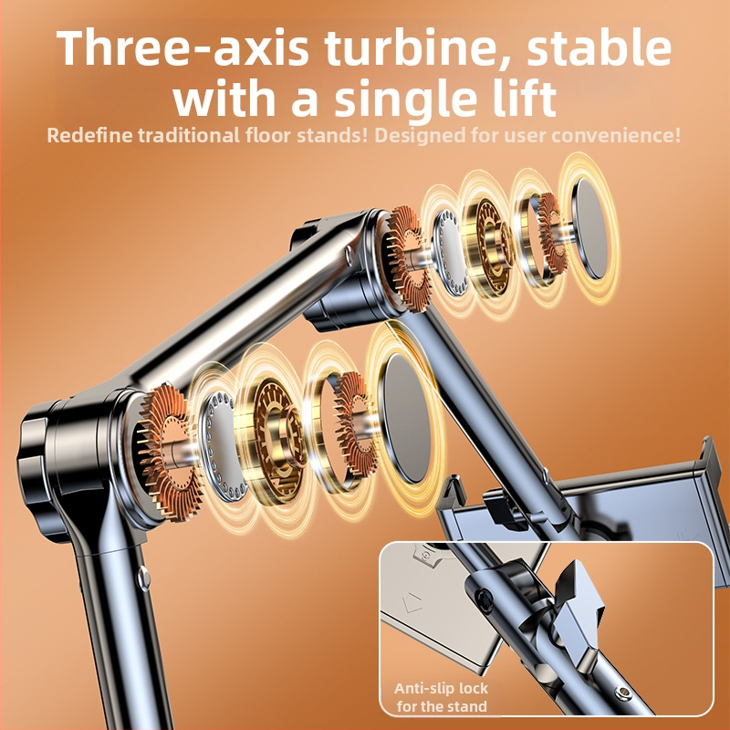 Нощна игра стрелба мързелива метална стойка за таблет за iPad универсална конзолна стойка за мобилен телефон под