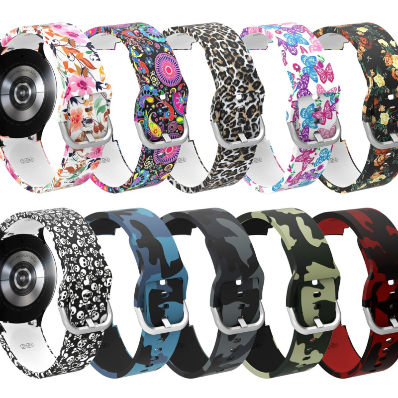 Samsung Watch5/4 mintás GALLEY sportszíj, nagykereskedelemben kapható, terepszínű