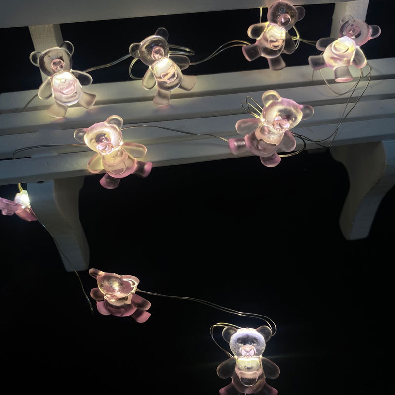 Valentino dienos meilės LED lempa Vestuvių puokštė Dovanų dekoracija Vario vielos lempa meilė Rožė Gėlė Motinos diena Vario vielos lempa