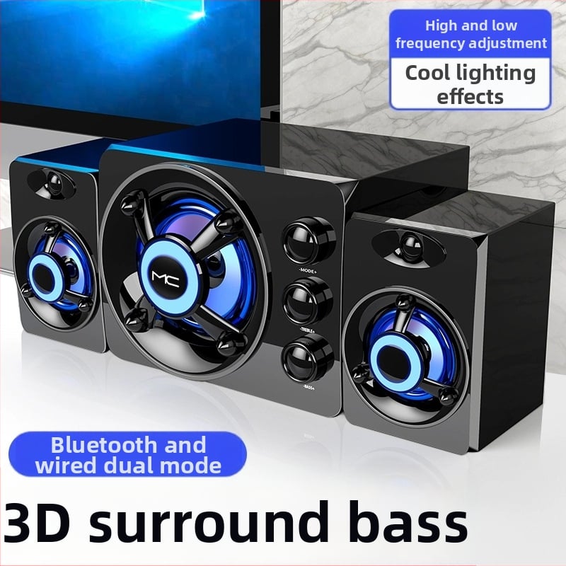 Διασυνοριακός υπολογιστής με καλώδιο Bluetooth Audio Desktop Universal δημιουργική προσωπικότητα USB μικρό ηχείο desktop subwoofer χονδρικής