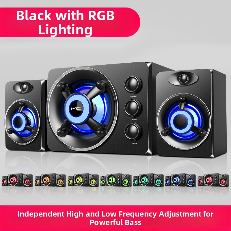 Διασυνοριακός υπολογιστής με καλώδιο Bluetooth Audio Desktop Universal δημιουργική προσωπικότητα USB μικρό ηχείο desktop subwoofer χονδρικής