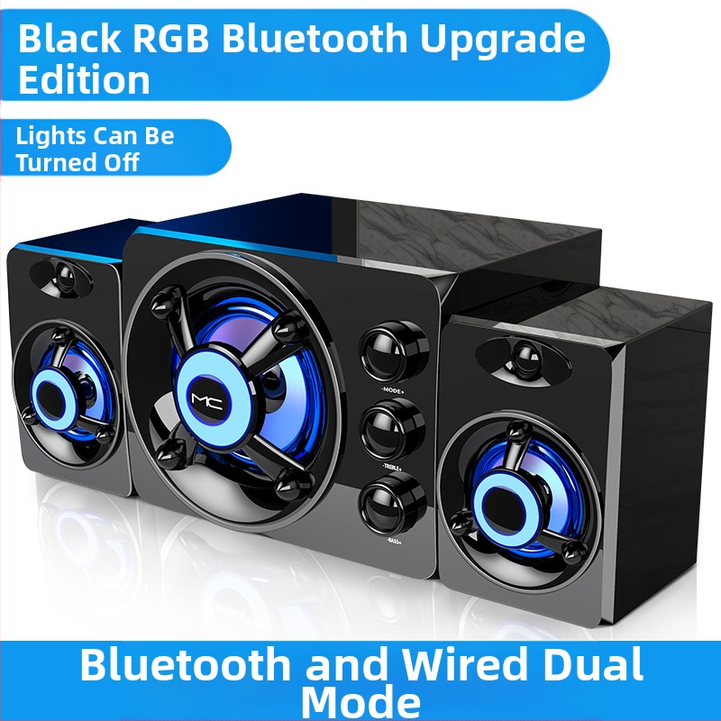 Διασυνοριακός υπολογιστής με καλώδιο Bluetooth Audio Desktop Universal δημιουργική προσωπικότητα USB μικρό ηχείο desktop subwoofer χονδρικής