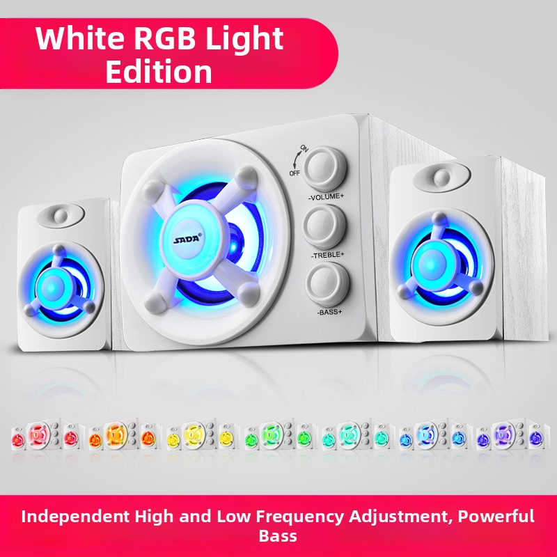 Διασυνοριακός υπολογιστής με καλώδιο Bluetooth Audio Desktop Universal δημιουργική προσωπικότητα USB μικρό ηχείο desktop subwoofer χονδρικής