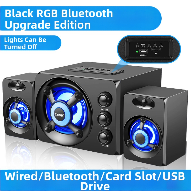 Διασυνοριακός υπολογιστής με καλώδιο Bluetooth Audio Desktop Universal δημιουργική προσωπικότητα USB μικρό ηχείο desktop subwoofer χονδρικής