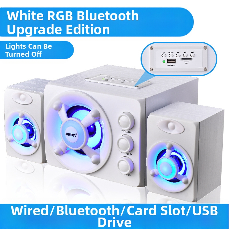 Διασυνοριακός υπολογιστής με καλώδιο Bluetooth Audio Desktop Universal δημιουργική προσωπικότητα USB μικρό ηχείο desktop subwoofer χονδρικής