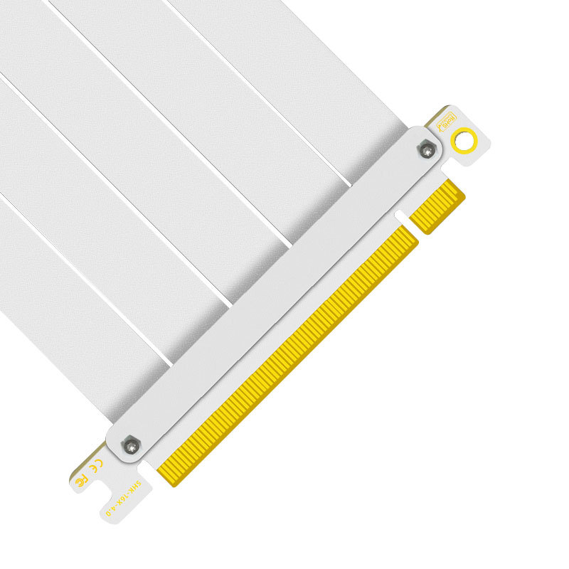 Nullkraadise perekonna PCI-E 3.0 4.0 16x graafikakaardi pikenduskaabel 90-kraadise nurgaga adapterkaart kiire ülekande stabiilsuse tagamiseks