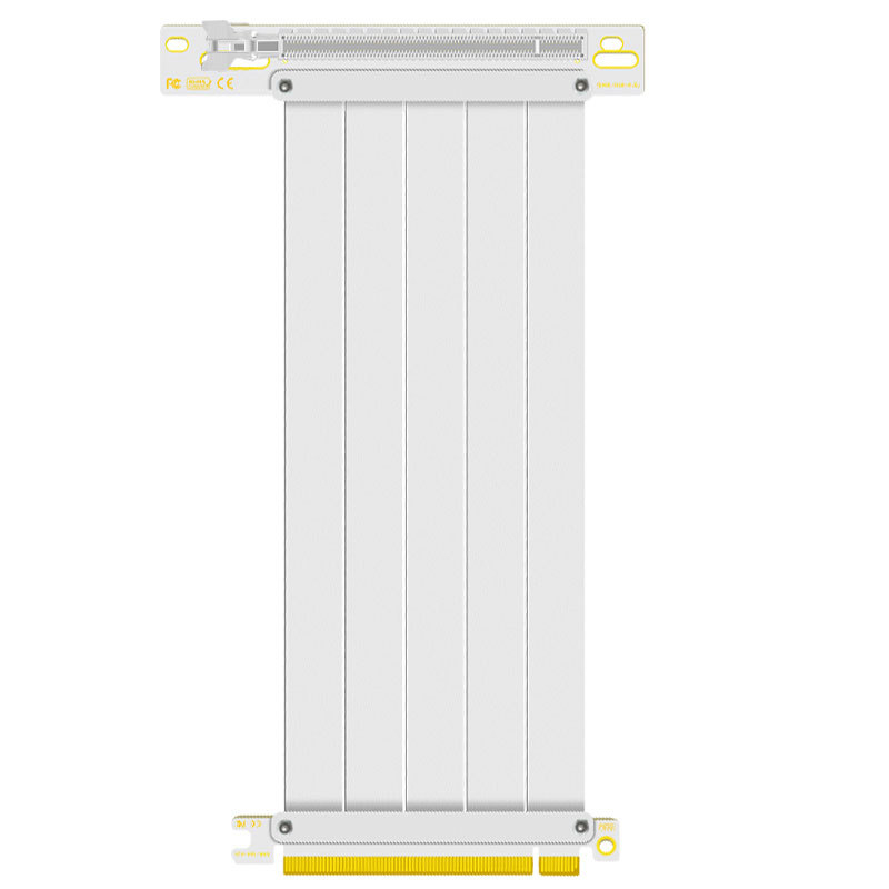 Nullkraadise perekonna PCI-E 3.0 4.0 16x graafikakaardi pikenduskaabel 90-kraadise nurgaga adapterkaart kiire ülekande stabiilsuse tagamiseks