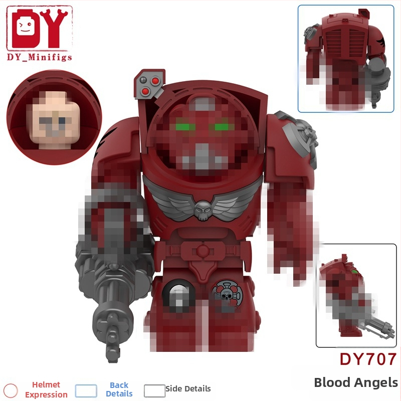 Ārējās tirdzniecības specializācija ir Dy701-708 Imperial Robot Warrior salikto celtniecības bloku minifigūru bērnu rotaļlietu eksporta somas.