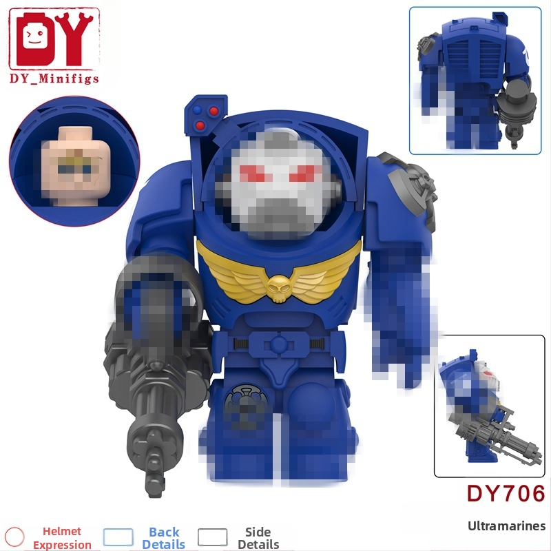 Ārējās tirdzniecības specializācija ir Dy701-708 Imperial Robot Warrior salikto celtniecības bloku minifigūru bērnu rotaļlietu eksporta somas.