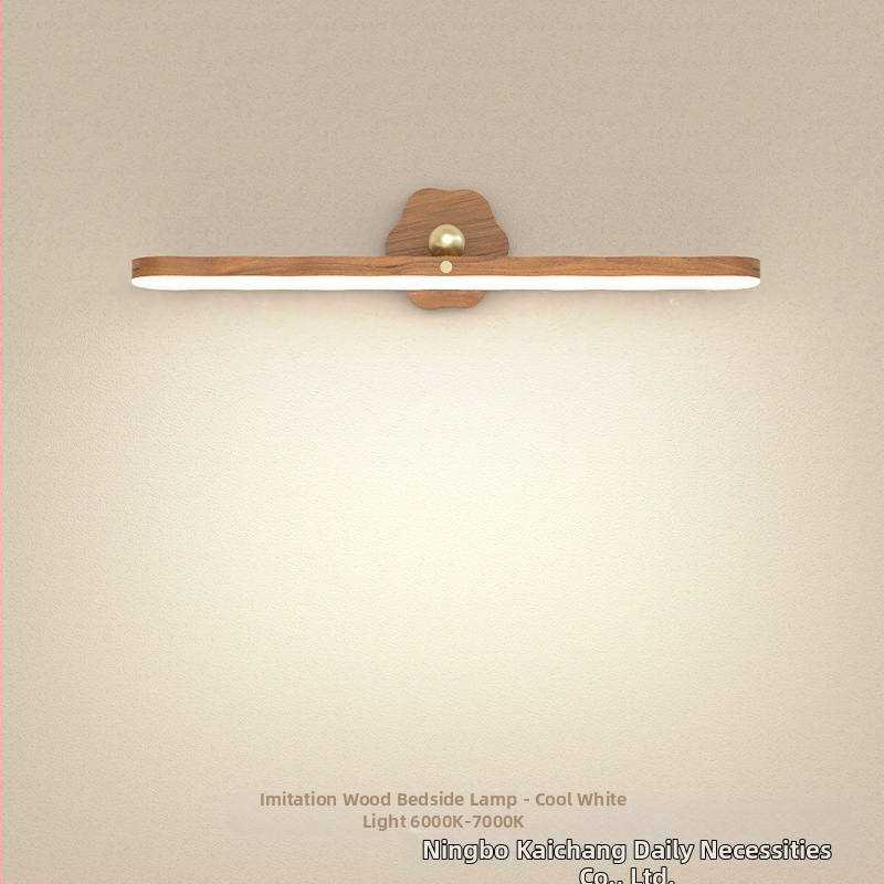 Piiriülene pöörlev kolmevärviline öövalgusti seinale paigaldatav lamp täitevalgus magnetiline meigipeegli lamp puutetundlik lamp lahtivõetav kapilamp