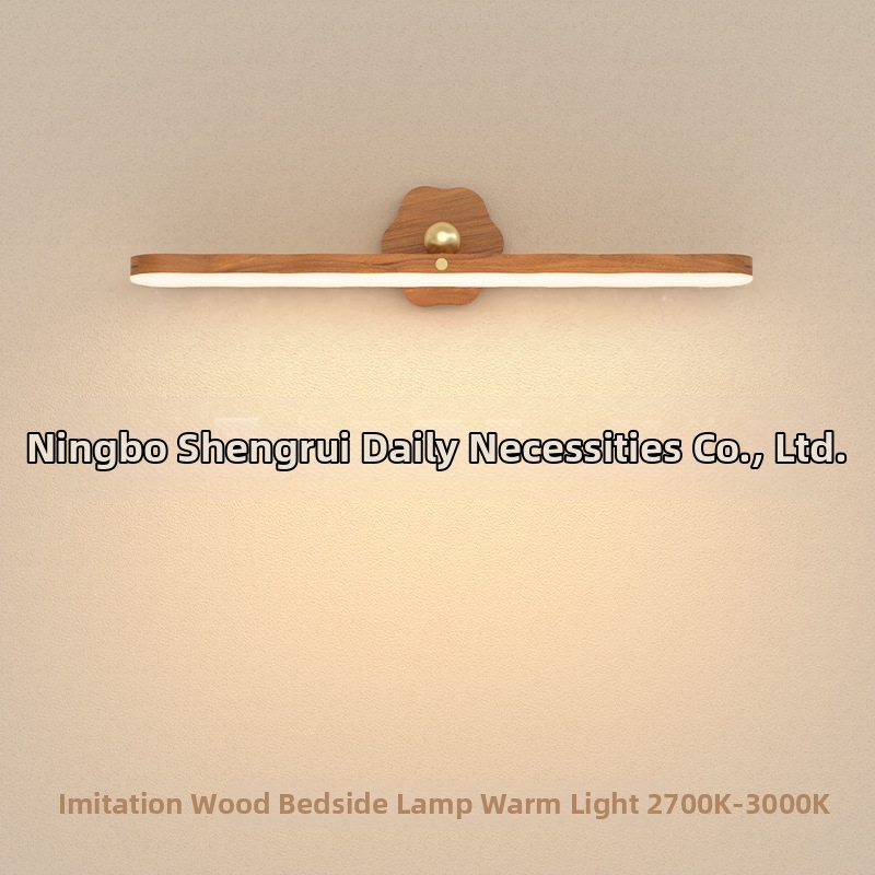 Piiriülene pöörlev kolmevärviline öövalgusti seinale paigaldatav lamp täitevalgus magnetiline meigipeegli lamp puutetundlik lamp lahtivõetav kapilamp