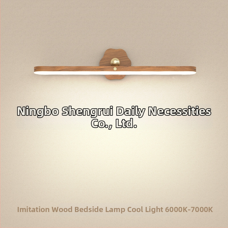 Piiriülene pöörlev kolmevärviline öövalgusti seinale paigaldatav lamp täitevalgus magnetiline meigipeegli lamp puutetundlik lamp lahtivõetav kapilamp