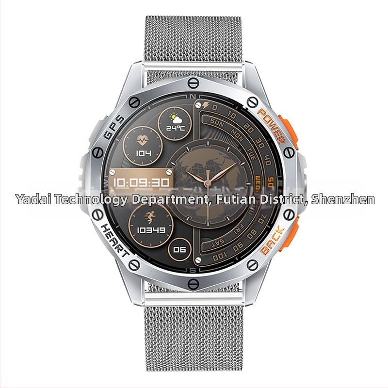 Cross Border K67 okosóra Bluetooth hívás GPS zseblámpa iránytű légnyomás magasság kültéri sportóra