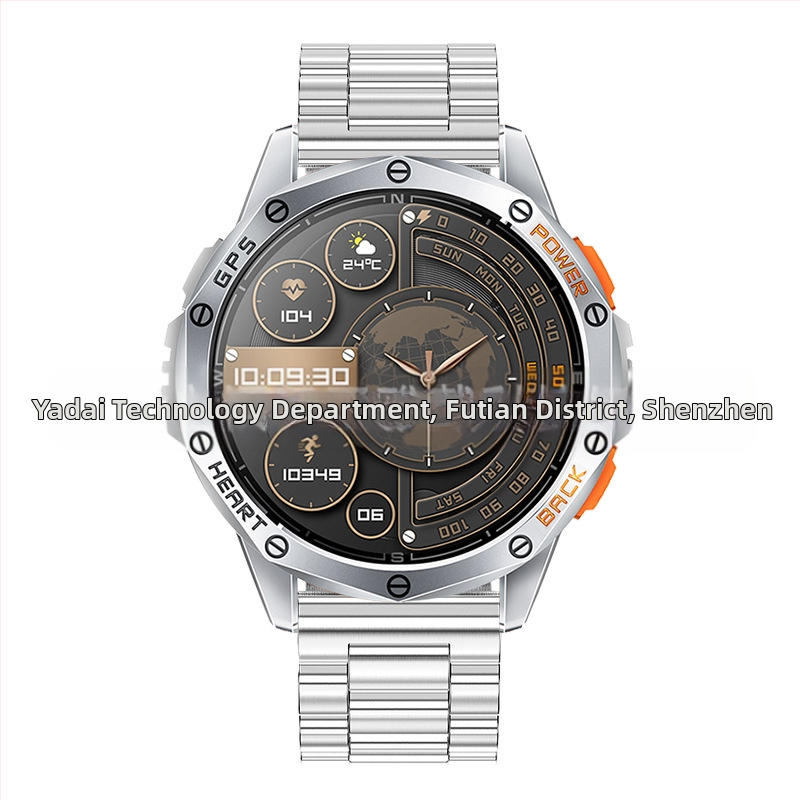 Cross Border K67 okosóra Bluetooth hívás GPS zseblámpa iránytű légnyomás magasság kültéri sportóra