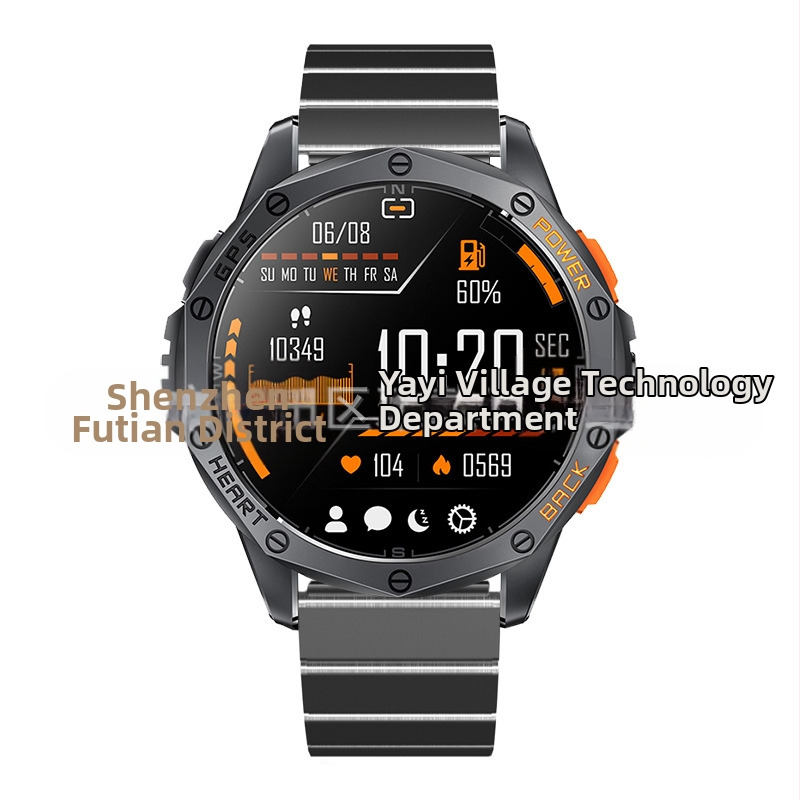 Cross Border K67 okosóra Bluetooth hívás GPS zseblámpa iránytű légnyomás magasság kültéri sportóra