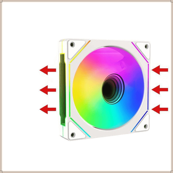 Full Tower Passion Prism 4ης γενιάς PRO με θέα στη θάλασσα, επιτραπέζιος υπολογιστής, ανεμιστήρας καλοριφέρ σασί, μεγάλος ανεμιστήρας 12cm, 4 ακίδων