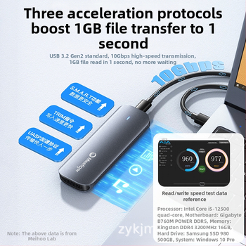 ventilaatoriga tiiger m.2 tahkis-kõvaketta kast m2 sata/nvme protokolliga väline ssd mobiilne kõvaketta kast