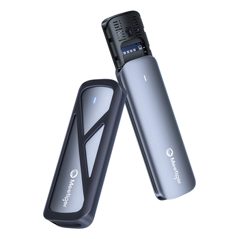 ventilaatoriga tiiger m.2 tahkis-kõvaketta kast m2 sata/nvme protokolliga väline ssd mobiilne kõvaketta kast