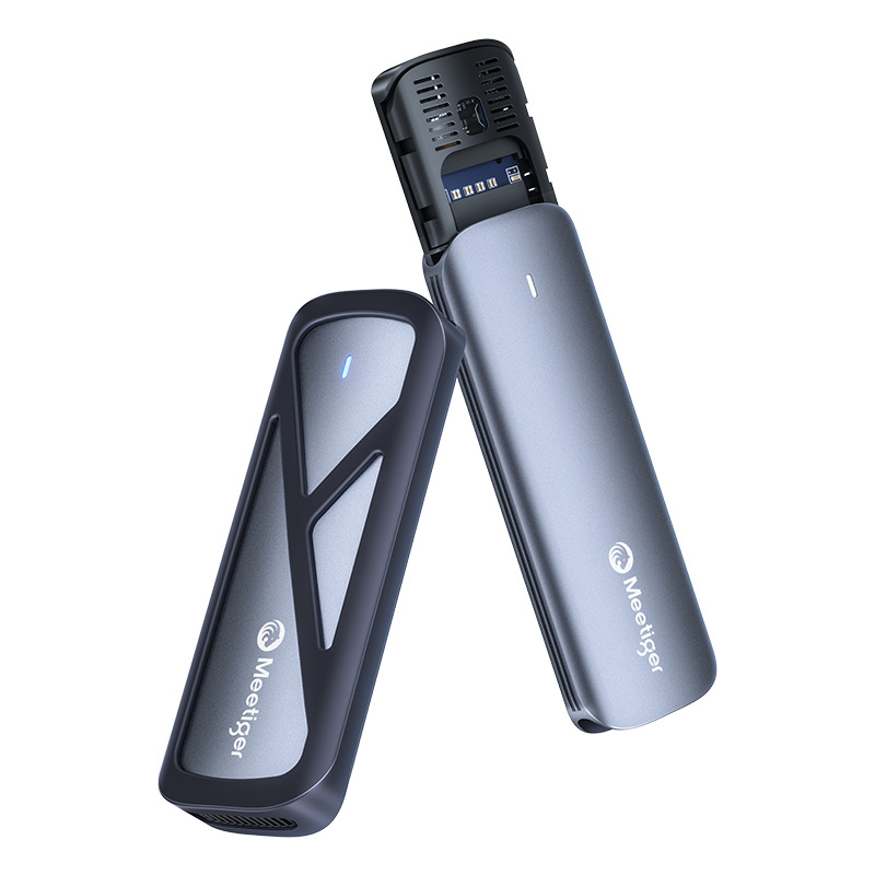 ventilaatoriga tiiger m.2 tahkis-kõvaketta kast m2 sata/nvme protokolliga väline ssd mobiilne kõvaketta kast