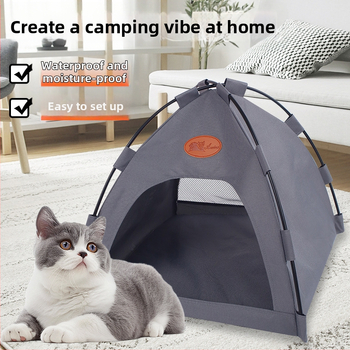 Σκύλος, σκηνή για γάτες, πτυσσόμενη, αφαιρούμενη, εξωτερική, καλοκαιρινή κατοικία, χαλάκι για κατοικίδια, διασυνοριακό χονδρικό εμπόριο