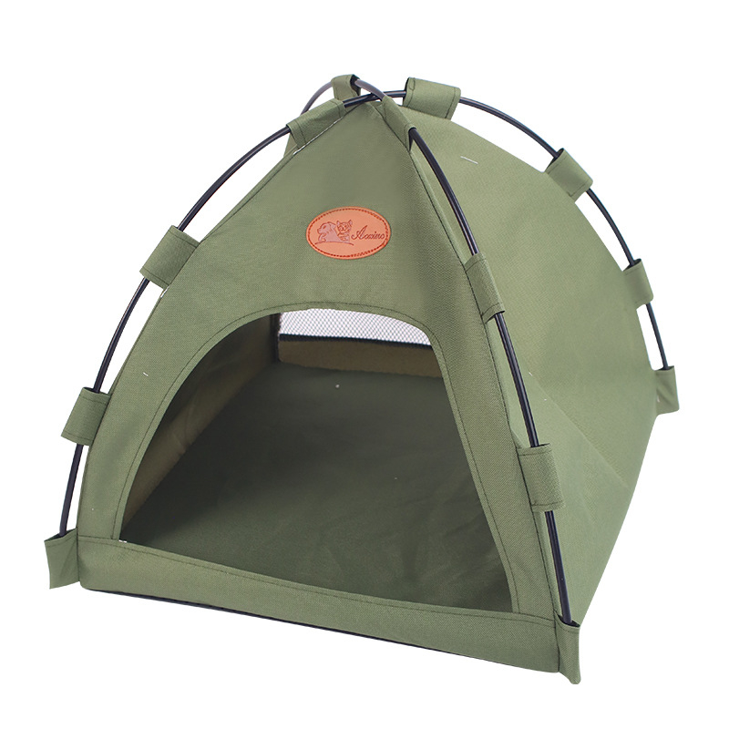 Kutyakennel macskasátor összecsukható, levehető macska kültéri nyári ház kisállat kellékek szőnyeg határokon átnyúló nagykereskedelem