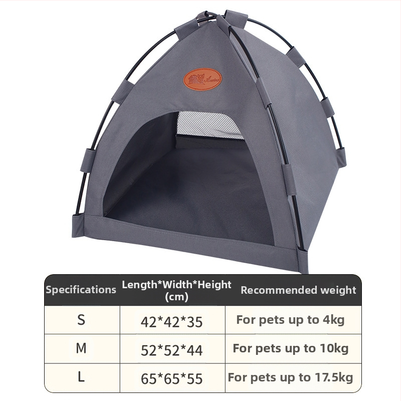 Kutyakennel macskasátor összecsukható, levehető macska kültéri nyári ház kisállat kellékek szőnyeg határokon átnyúló nagykereskedelem