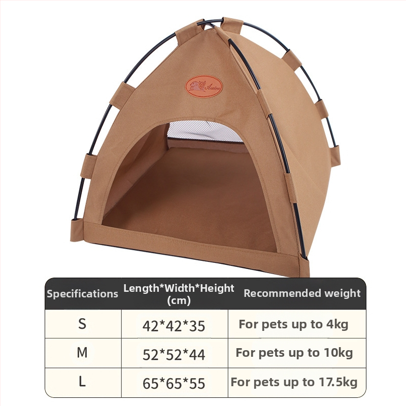 Kutyakennel macskasátor összecsukható, levehető macska kültéri nyári ház kisállat kellékek szőnyeg határokon átnyúló nagykereskedelem