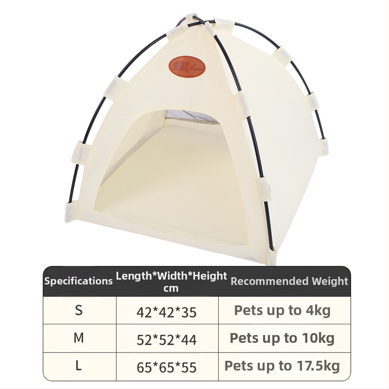 Kutyakennel macskasátor összecsukható, levehető macska kültéri nyári ház kisállat kellékek szőnyeg határokon átnyúló nagykereskedelem