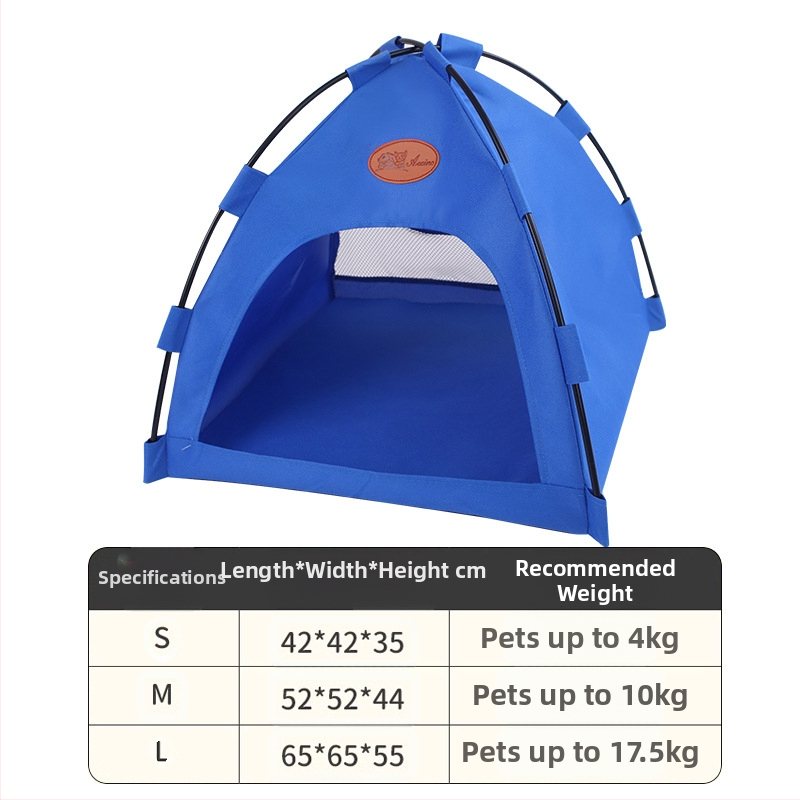 Kutyakennel macskasátor összecsukható, levehető macska kültéri nyári ház kisállat kellékek szőnyeg határokon átnyúló nagykereskedelem