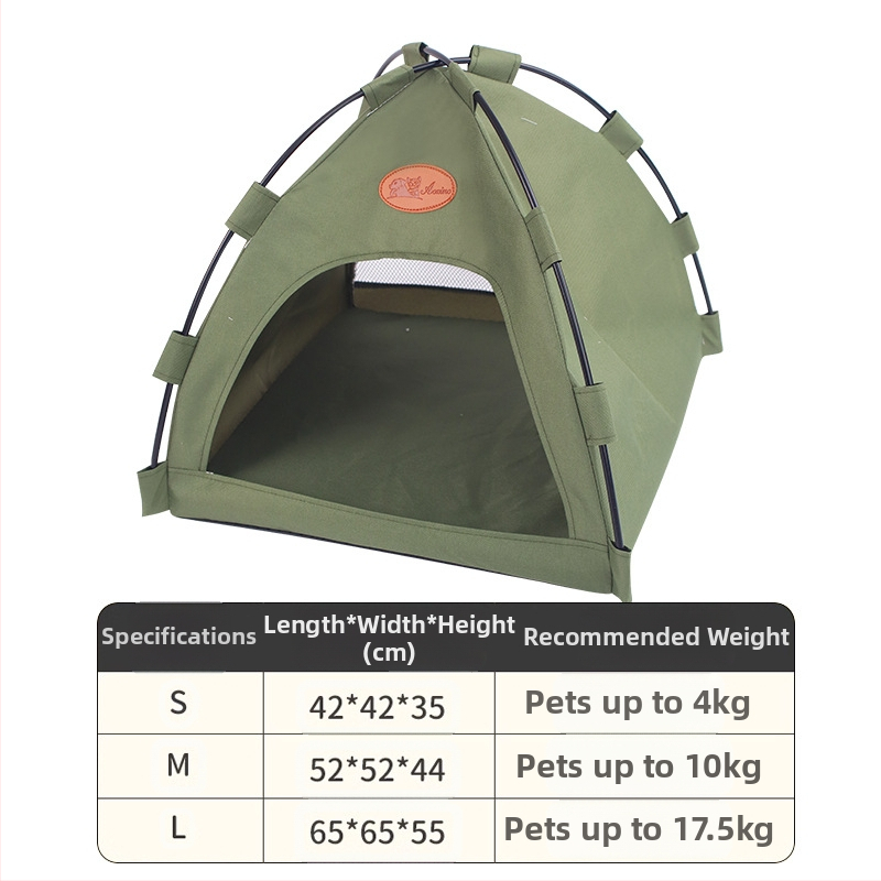 Kutyakennel macskasátor összecsukható, levehető macska kültéri nyári ház kisállat kellékek szőnyeg határokon átnyúló nagykereskedelem