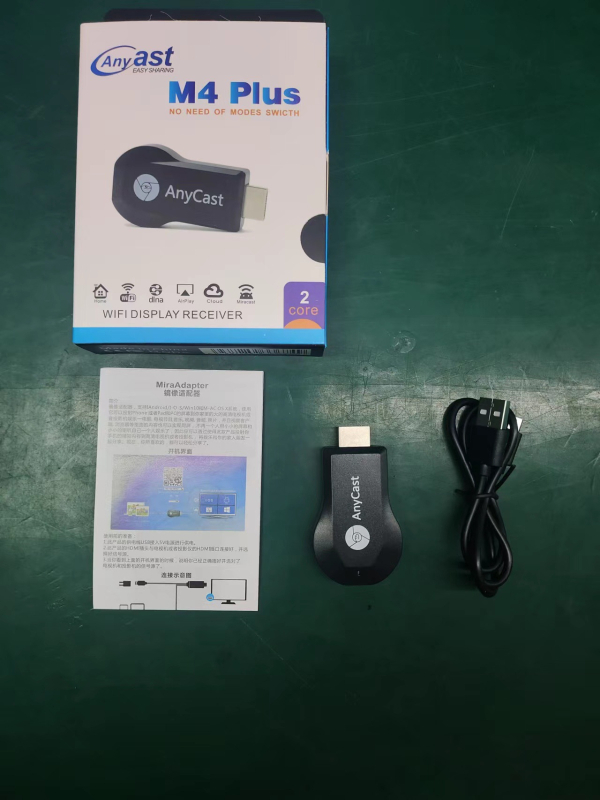 Sobib Apple`i ja Androidi telefonidele WiFi ekraaniprojektor M2M4HDMI Anycast Push Treasure kõrglahutusega ekraaniprojektsioon