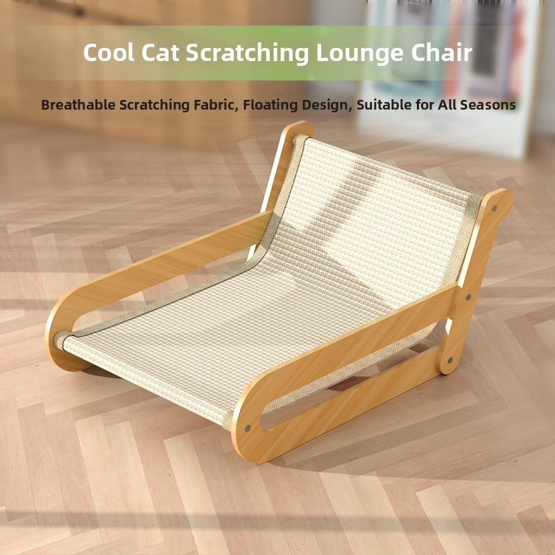 Дъска за драскане за котки от сизал, устойчиво на износване и нелиняващо котешко гнездо, дъска за драскане за котки, еднокомпонентен екстра голям фотьойл, конопено въже за котки