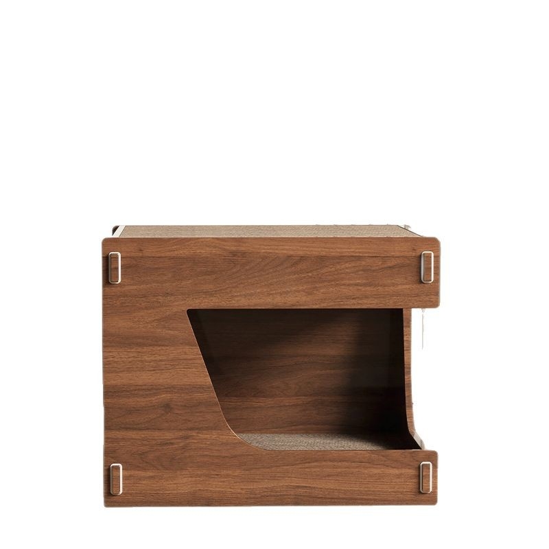 Kačių draskymo lenta, kačių lizdas, integruotas, atsparus dilimui, atsparus laužui, nagų šlifuoklis, patvarus kačių nagų namelis, gofruotas popierius, kačių namelis viloje