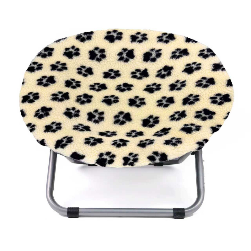 Sklopiva stolica za kućne ljubimce, prijenosna okrugla povišena krevet za mačke, vodootporni krevet za male pse, krevet za kućne ljubimce u obliku mjeseca