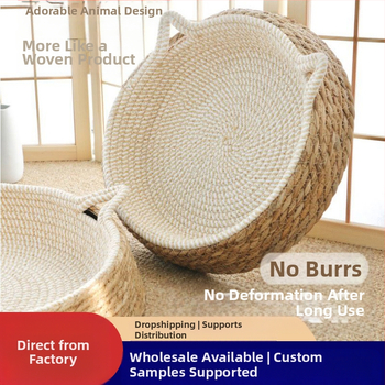 Gnijezdo za mačke od ratana, velika daska za grebanje mačaka, otporna na habanje, integrirana daska za grebanje od ratana, otporna na ogrebotine, zima, četiri godišnja doba, univerzalno gnijezdo za otpadne mačke, prekogranično grijanje