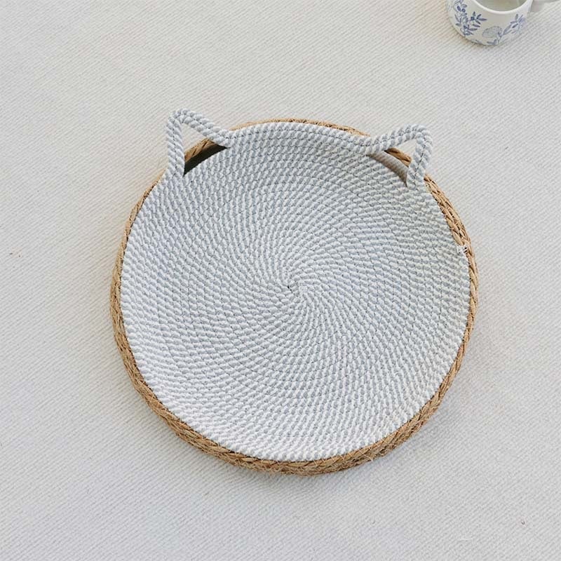 Gnijezdo za mačke od ratana, velika daska za grebanje mačaka, otporna na habanje, integrirana daska za grebanje od ratana, otporna na ogrebotine, zima, četiri godišnja doba, univerzalno gnijezdo za otpadne mačke, prekogranično grijanje