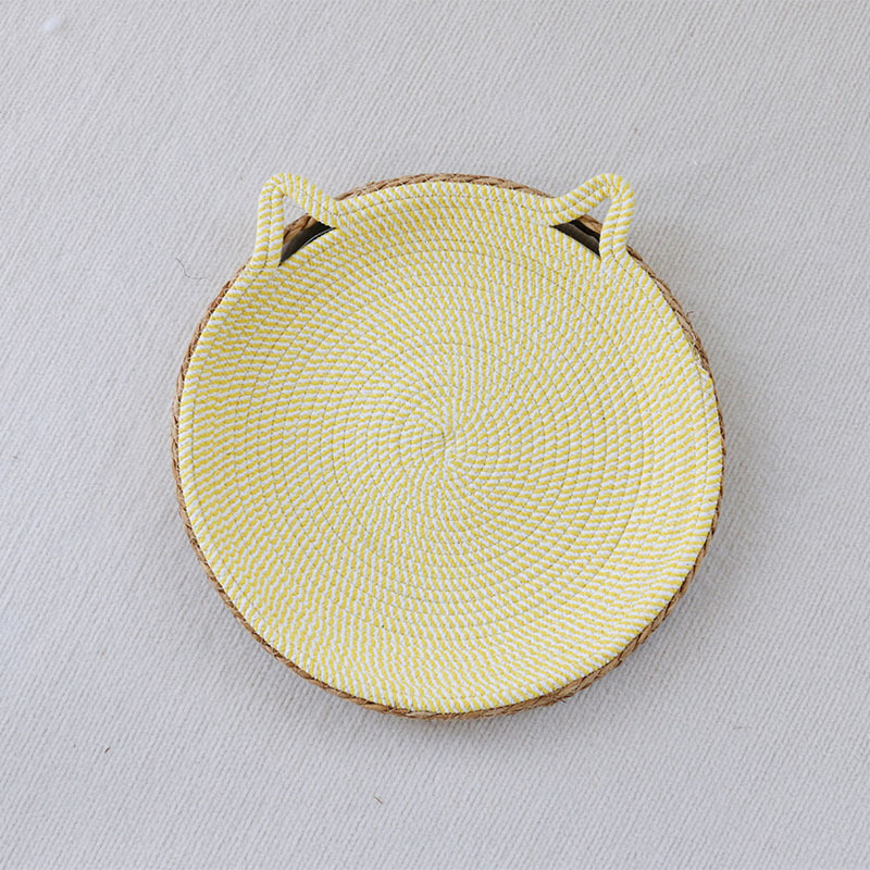 Gnijezdo za mačke od ratana, velika daska za grebanje mačaka, otporna na habanje, integrirana daska za grebanje od ratana, otporna na ogrebotine, zima, četiri godišnja doba, univerzalno gnijezdo za otpadne mačke, prekogranično grijanje