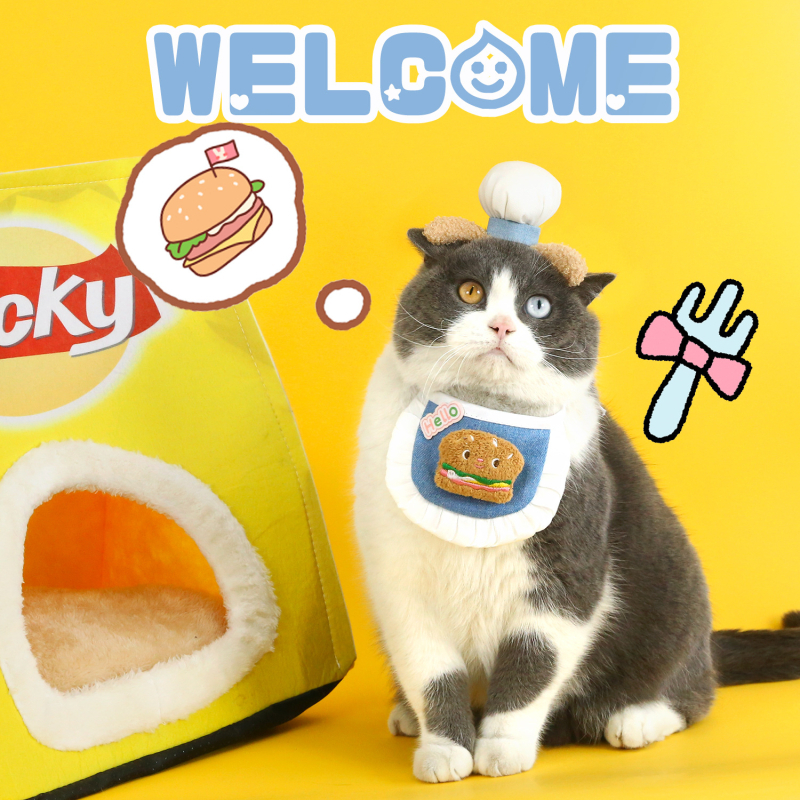 Домашни любимци фотография Докторска шапка Комплект за абитуриентски сезон Котка Куче Очила Папионка Парти Рокля Джентълмен Реквизит Филц