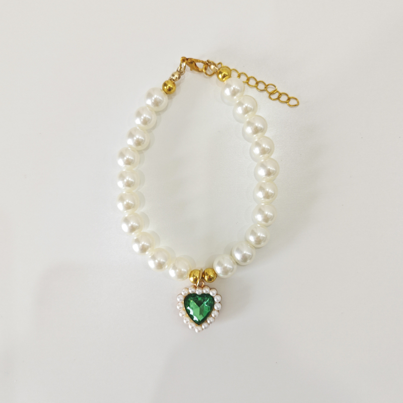 Lemmiklooma kaelakee kassi pärlkaelarihm koera kaelarihma kaelakett retro armastuse ripats kassid ja koerad armsad kaelaehted