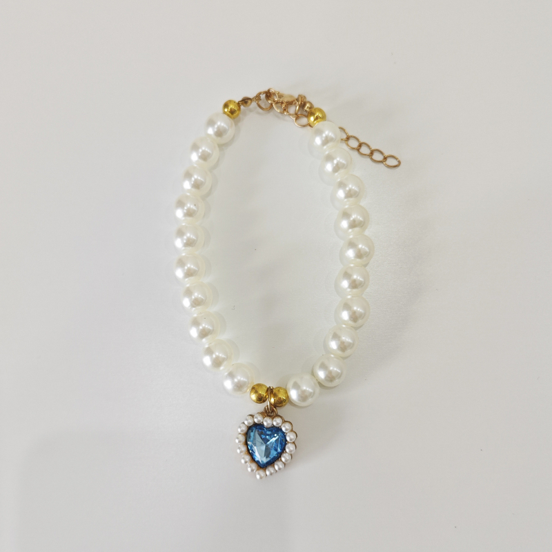 Lemmiklooma kaelakee kassi pärlkaelarihm koera kaelarihma kaelakett retro armastuse ripats kassid ja koerad armsad kaelaehted